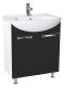 Тумба под раковину Bellezza Альфа 65см чёрный 00000005614