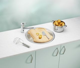 Кухонная мойка Alveus 1084837 Form 10 Nat-90 Fi 45x45