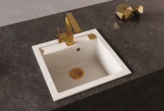 Кухонная мойка Alveus Granital+ Formic 20 Arctic G11 520x510x200 1128395 Белая