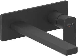 Смеситель для раковины Kludi Renon 422453975 чёрный матовый