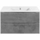 Тумба под раковину Vincea Mia 90 VMC-2MC900BT подвесная Beton