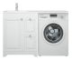 Тумба под раковину для стиральной машины Corozo Леон Z2 70см белый SD-00000726
