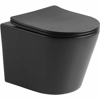 Унитаз Vincea Piatti  VT1-11SMB подвесной Черный матовый с сиденьем Микролифт