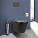Унитаз Vincea Piatti  VT1-11SMB подвесной Черный матовый с сиденьем Микролифт