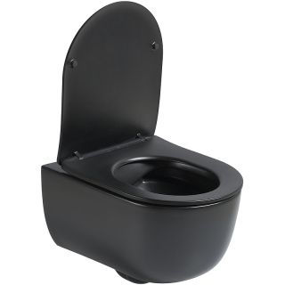 Унитаз Vincea Evo VT1-34SMB подвесной Черный матовый с сиденьем Микролифт