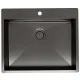 Мойка кухонная Reflexion Iseo 60-BL RX2260BL оружейная сталь