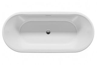Акриловая ванна Riho Modesty Velvet Fall B090005105 170х76см заполнение через перелив белый матовый