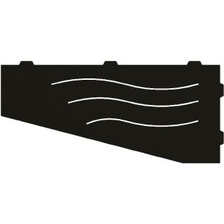 Металлическая полка RGW MT-01B 49279901-04 угловая Черная