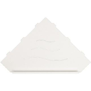 Металлическая полка RGW MT-13W 49279913-01 угловая Белая