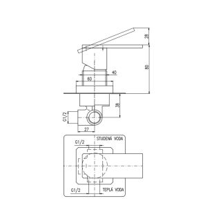 Смеситель для душа Rav Slezak Royal ROYAL1083