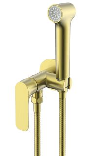 Гигиенический душ со смесителем Raglo R03.52.03 золотой сатин