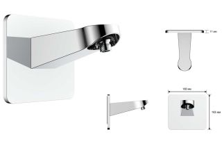 Душевой комплект Vincea Inspire VSFW-3I21MT3MB встраиваемый, термостатический, двухрежимный, черный