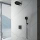 Душевой комплект Vincea Inspire VSFW-3I21MT5GM встраиваемый, термостатический, двухрежимный, вороненая сталь