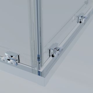 Душевой уголок Vincea Rapid-N VSS-3RN1012E10CL, (900-1000)x(1100-1200), хром, стекло прозрачное