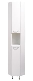 Пенал напольный Onika Дюна 403034 угловой 30см белый