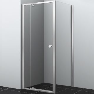Душевой уголок WasserKRAFT Aula 90х100 11P18 профиль Хром стекло прозрачное