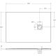 Душевой поддон из искусственного камня BelBagno Uno 120x80 TRAY-MR-UNO-AH-120/80-35-NERO-CR Черный матовый