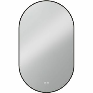 Зеркало Vincea VLM-3AU100B-2 Черное с сенсорным выключателем с подогревом и диммером