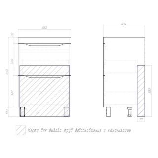 Смеситель для раковины Boheme Vogue бронза 201