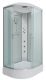 Душевая кабина Niagara NG-33184-14RG с гидромассажем 110x80см серебро/матовое