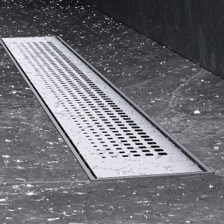 Душевой лоток AM.PM PrimeFlow 60 W02SC-P11-060-01SB с решеткой Хром матовый Cut Gradient