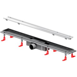 Душевой лоток AM.PM PrimeFlow 80 W02SC-U11-080-04SB с решеткой Хром матовый / под плитку Tile