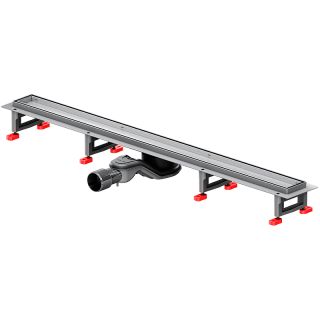 Душевой лоток AM.PM MasterFlow 90 W01SC-U11-090-04SB с решеткой Хром матовый / под плитку Tile