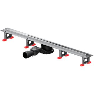 Душевой лоток AM.PM MasterFlow 80 W01SC-S11-080-05SB с решеткой Хром матовый Slim line