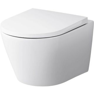 Комплект унитаза с инсталляцией AM.PM Sense FlashClean IS90238.741701 с сиденьем Микролифт и Черной матовой клавишей смыва