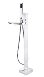 Напольный смеситель для ванны Swedbe Spira 4008 хром
