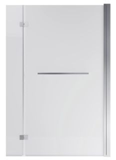 Шторка на ванну Grossman GR-108 80см хром/прозрачное