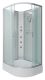 Душевая кабина Niagara NG-33094-14LBKG с гидромассажем 100x90см серебро/матовое