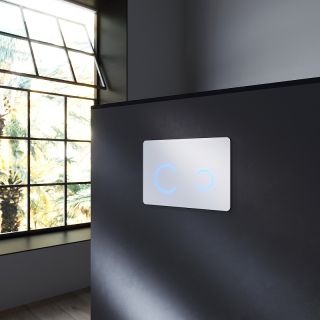 Клавиша смыва Am.Pm Touchless Pro I0450B01 Белая глянцевая