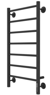 Электрический полотенцесушитель Larusso Джаз П7 40x80см чёрный матовый 4670078536440