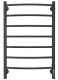 Электрический полотенцесушитель Larusso Классик 4670078536525 П7 50x80см чёрный матовый 4670078536525