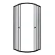 Душевой уголок Triton Альфа Щ0000054224 90x90 см профиль чёрный стекло прозрачное