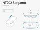 Ванна из искусственного камня NT Bagno Bergamo NT202 170x72см белый матовый