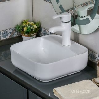 Накладная раковина Melana A423B-803 39см белый