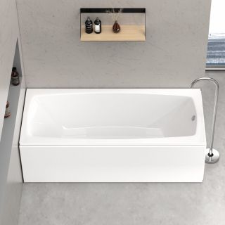 Акриловая ванна Black & White Swan SBA1757 170 x 75 см белая