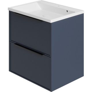 Тумба под раковину La Fenice Simpla FNC-01-SIM-BG-80-2 Синяя матовая 80 см