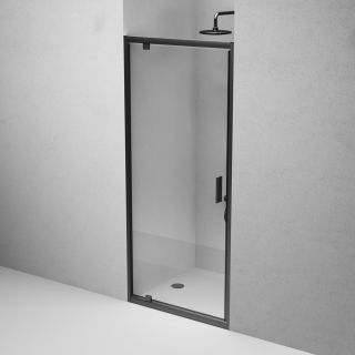 Душевая дверь в нишу Am.Pm Gem W90G-90-1P-BT 90 см чёрный матовый