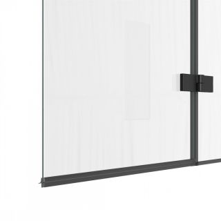 Шторка на ванну 100х140 см Maretti Valentina VA41R100140097-560, профиль черный