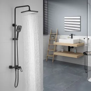 Душевая стойка Shevanik S6836H чёрный