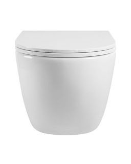 Унитаз подвесной Agger AT03100 безободковый, сиденье с микролифтом