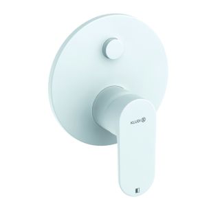 Смеситель для ванны и душа Kludi Louva 247595375 белый матовый