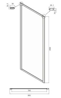 Душевой уголок Ambassador Forsa 17021102NX-90NX 110x90см хром/прозрачное