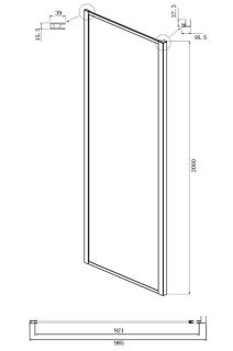 Душевой уголок Ambassador Elysium 111021104KX-100KX 100x100см хром/прозрачное