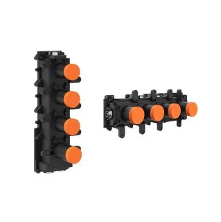 Скрытая часть для термостатического смесителя с тремя независимыми позициями Gessi Universale 09266.031