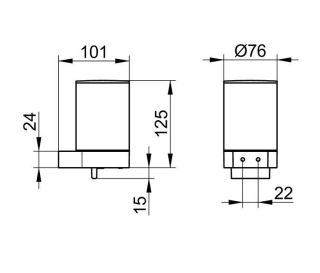 Дозатор для жидкого мыла Keuco Plan 14951170000 хром