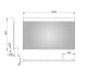 Зеркало с подсветкой Keuco Edition  11596172503 141 см